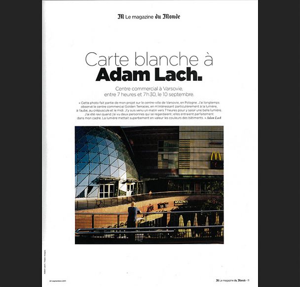 Adam Lach: Carte Blanche'a (Le Monde)